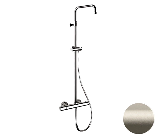 Душевая система Remer Elegance EQ32ASSDXV термостатическая, сталь Душевая система Remer Elegance EQ32ASSDXV термостатическая, сталь