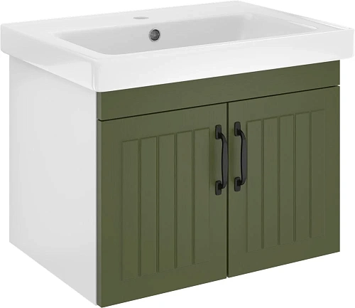 Комплект мебели DIWO Сочи 60 подвесная, зеленая 579274 Комплект мебели DIWO Сочи 60 подвесная, зеленая 579274