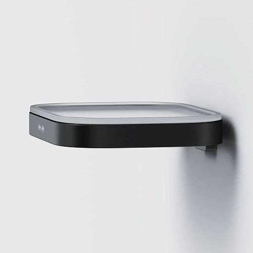 Мыльница AM.PM Func A8F34222 стеклянная черный Мыльница AM.PM Func A8F34222 стеклянная черный