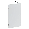 Душевая перегородка AM.PM X-Joy W94WI-110-F1-BTE 110x195, стекло прозрачное 6 мм с покрытием, профиль черный