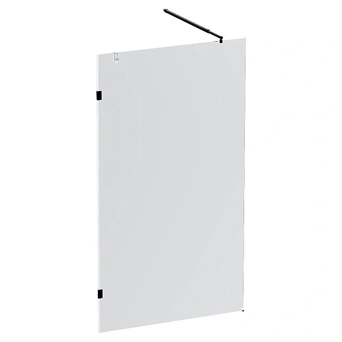 Душевая перегородка AM.PM X-Joy W94WI-110-F1-BTE 110x195, стекло прозрачное 6 мм с покрытием, профиль черный Душевая перегородка AM.PM X-Joy W94WI-110-F1-BTE 110x195, стекло прозрачное 6 мм с покрытием, профиль черный