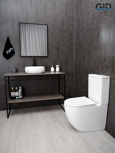 Раковина Gid N9030ds 51235 накладная белая 40x30x13.5 Раковина Gid N9030ds 51235 накладная белая 40x30x13.5