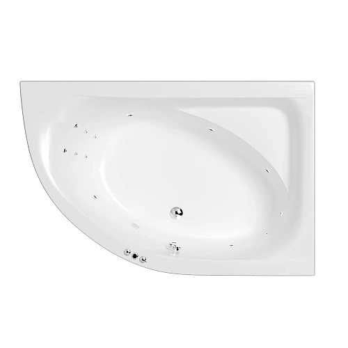 Акриловая ванна WHITECROSS Aquarella 170x110 правая "SMART" хром 0109.170110.100.SMART.CR Акриловая ванна WHITECROSS Aquarella 170x110 правая "SMART" хром 0109.170110.100.SMART.CR