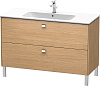 Картинка анонса товара «тумба под раковину duravit brioso br440401052 напольная 122 см европейский дуб»