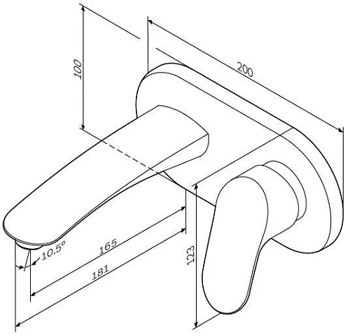Смеситель для раковины AM.PM Like F8072200 Смеситель для раковины AM.PM Like F8072200