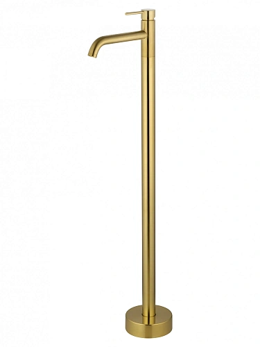 Смеситель для раковины Wonzon & Woghand STICK напольный, брашированное золото (WW-88649905-BG) Смеситель для раковины Wonzon & Woghand STICK напольный, брашированное золото (WW-88649905-BG)
