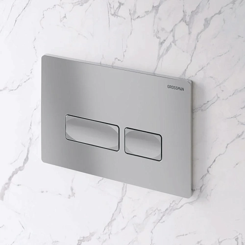 Клавиша смыва GROSSMAN Pragma 700.K31.03.110.110 хром матовый Клавиша смыва GROSSMAN Pragma 700.K31.03.110.110 хром матовый