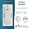 Ванна чугунная Delice Parallel 160х70 DLR220504RB с черными матовыми ручками Ванна чугунная Delice Parallel 160х70 DLR220504RB с черными матовыми ручками