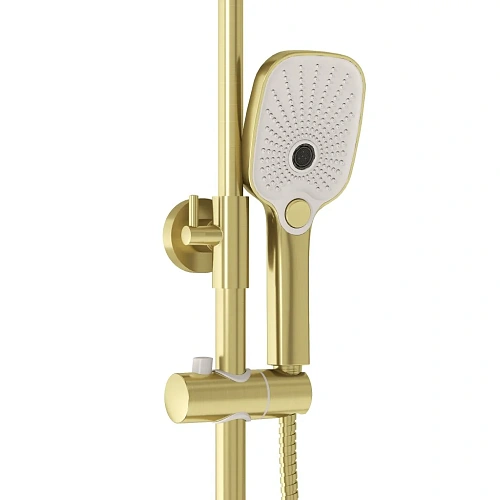 Душевая система GROSSMAN Advans 500.K35.09.320 золото сатиновый Душевая система GROSSMAN Advans 500.K35.09.320 золото сатиновый