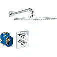 Душевая система GROHE Grohtherm 3000 Cosmopolitan встраиваемая, термостатическая, хром (34572000) Душевая система GROHE Grohtherm 3000 Cosmopolitan встраиваемая, термостатическая, хром (34572000)