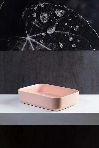 Раковина Allen Brau Fantasy 50 4.11021.SM розовый Раковина Allen Brau Fantasy 50 4.11021.SM розовый