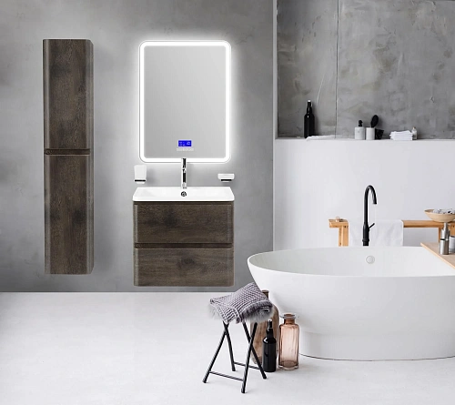 Зеркало BelBagno SPC-MAR-600-800-LED-TCH-RAD 12W 220-240V 600x30x800 с подсветкой сенсорным выключателем bluetooth цифровым термометром радио Зеркало BelBagno SPC-MAR-600-800-LED-TCH-RAD 12W 220-240V 600x30x800 с подсветкой сенсорным выключателем bluetooth цифровым термометром радио