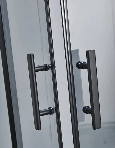 Душевой уголок Timo Imwei YL-9002B 90x90 с поддоном, стекло матовое, профиль черный Душевой уголок Timo Imwei YL-9002B 90x90 с поддоном, стекло матовое, профиль черный