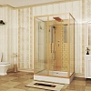 Душевая кабина Niagara Luxe NG-7711GBK (900x1200х2100) низкий поддон стенки золото без крыши Душевая кабина Niagara Luxe NG-7711GBK (900x1200х2100) низкий поддон стенки золото без крыши