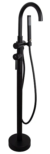 Смеситель для ванны Kaiser Merkur Matt Black 26282-2 напольный Смеситель для ванны Kaiser Merkur Matt Black 26282-2 напольный