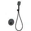 Смеситель для душа Wonzon &amp; Woghand с термостатом, встраиваемый, черный матовый (WW-D1017-A-MB)