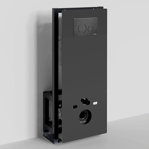 Инсталляция для унитаза WasserKRAFT Glan 66TLT.010.ME.BL.MB02 с клавишей смыва черный Инсталляция для унитаза WasserKRAFT Glan 66TLT.010.ME.BL.MB02 с клавишей смыва черный