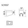 Держатель ручного душа SANCOS SC9037BG брашированное золото Держатель ручного душа SANCOS SC9037BG брашированное золото