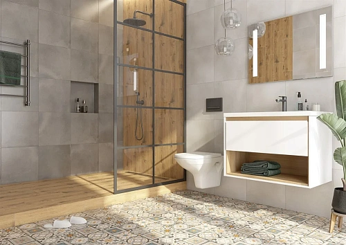 Керамогранит Cersanit Loft многоцветный 42x42 LO4R452 Керамогранит Cersanit Loft многоцветный 42x42 LO4R452