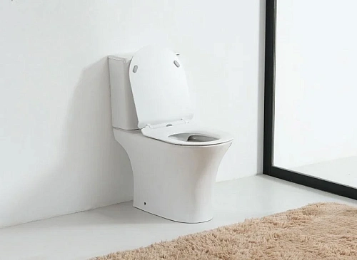 Унитаз напольный Orange C01-000W безободковый, сиденье с микролифтом Унитаз напольный Orange C01-000W безободковый, сиденье с микролифтом