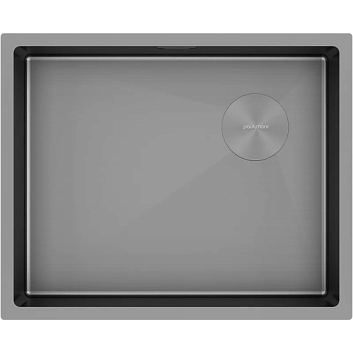 Кухонная мойка Paulmark NEXT-SKEW 54 UNI, PM885444-MG, матовый серый, 540х440мм 1,2мм Кухонная мойка Paulmark NEXT-SKEW 54 UNI, PM885444-MG, матовый серый, 540х440мм 1,2мм