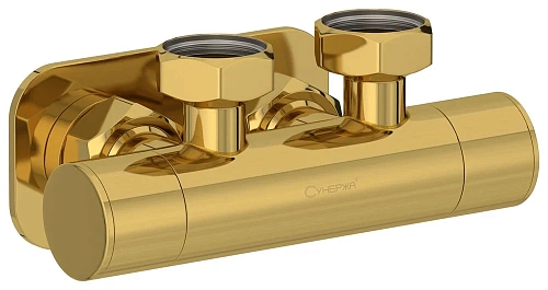 Вентиль Сунержа угловой скрытый-скрытый EU50 03-1418-3434 Золото Вентиль Сунержа угловой скрытый-скрытый EU50 03-1418-3434 Золото