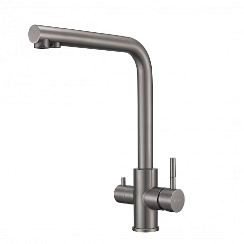 Смеситель для кухни Milacio Ultra ( MCU.553.GM ) вороненая сталь Смеситель для кухни Milacio Ultra ( MCU.553.GM ) вороненая сталь