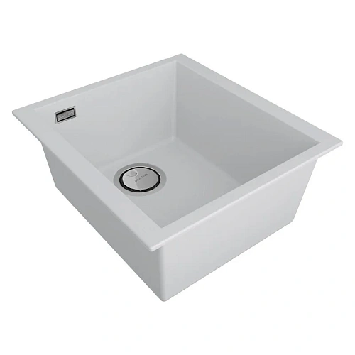 Кухонная мойка Paulmark NEO CLASSIC 41 PM964144-WH, WHITE, 410х435 мм Кухонная мойка Paulmark NEO CLASSIC 41 PM964144-WH, WHITE, 410х435 мм