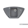Кухонная мойка Aquaton Лория 1A715032LR230 из литого мрамора, угловая, серая Кухонная мойка Aquaton Лория 1A715032LR230 из литого мрамора, угловая, серая