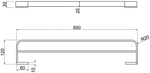Полотенцедержатель Allen Brau Infinity 6.21013-00 Полотенцедержатель Allen Brau Infinity 6.21013-00