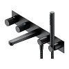 Картинка анонса товара «смеситель для ванны omnires contour ct8037/1at (антрацит) скрытого монтажа»