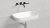 Картинка анонса товара «раковина salini marea 02 1802202m 598x398 полувстраиваемая s-stone»