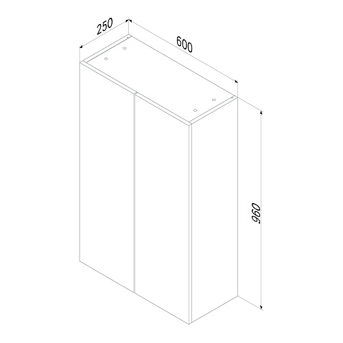 Шкаф AM.PM X-Joy M85CHX0602WG навесной с дверками, 60 см, белый Шкаф AM.PM X-Joy M85CHX0602WG навесной с дверками, 60 см, белый