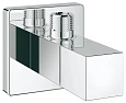 Вентиль угловой GROHE Cube 1/2-3/8 для подключения смесителей, хром (22012000) Вентиль угловой GROHE Cube 1/2-3/8 для подключения смесителей, хром (22012000)