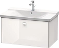 Тумба под раковину Duravit Brioso BR402102222 подвесная 82 см белый глянцевый Тумба под раковину Duravit Brioso BR402102222 подвесная 82 см белый глянцевый