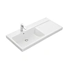 Раковина Roca The Gap Plus высокий бортик, 1 отверстие 100х46 левая 3270MB004 Раковина Roca The Gap Plus высокий бортик, 1 отверстие 100х46 левая 3270MB004
