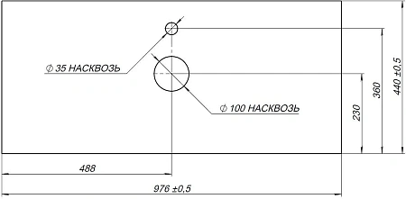 Столешница Aquanet Nova Lite 100 серый 00257605 Столешница Aquanet Nova Lite 100 серый 00257605