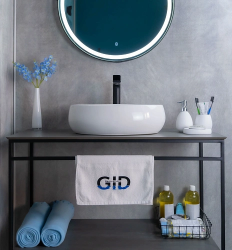 Раковина Gid N9030b 51115 накладная белая 48x34x15 Раковина Gid N9030b 51115 накладная белая 48x34x15