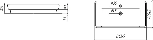 Комплект мебели DIWO Элиста 100 белый мрамор, с раковиной Углич 0117 555951 Комплект мебели DIWO Элиста 100 белый мрамор, с раковиной Углич 0117 555951