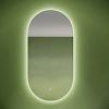 Зеркало Sancos Oval OV55C 550х1050 фоновая подсветка с сенсорным управлением Зеркало Sancos Oval OV55C 550х1050 фоновая подсветка с сенсорным управлением