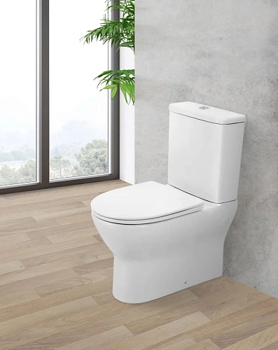 Унитаз напольный BelBagno ENERGIA BB8134CPR/SC безободковый с сиденьем Унитаз напольный BelBagno ENERGIA BB8134CPR/SC безободковый с сиденьем