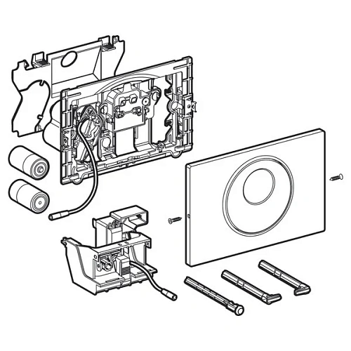 Клавиша смыва GEBERIT Sigma 10 115.891.SN.5 бесконтактная Клавиша смыва GEBERIT Sigma 10 115.891.SN.5 бесконтактная