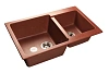 Кухонная мойка GranFest Practic P-780 K кр.м красный марс