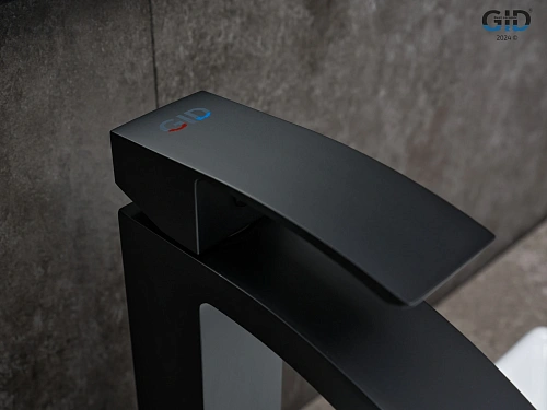 Смеситель для раковины Gid Victoria L120-BM-D L120BMD черный матовый Смеситель для раковины Gid Victoria L120-BM-D L120BMD черный матовый