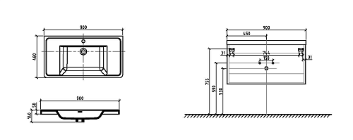 Раковина BelBagno ANCONA-N ENERGIA-N EA-900-LVB 900x480 Раковина BelBagno ANCONA-N ENERGIA-N EA-900-LVB 900x480