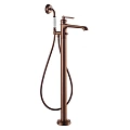 Смеситель для ванны Swedbe Terracotta Art 2514 напольный с душевой лейкой Смеситель для ванны Swedbe Terracotta Art 2514 напольный с душевой лейкой