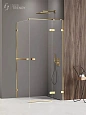Душевой уголок NEW TRENDY AVEXA GOLD SHINE R 110x90x200 EXK-3212 золото Душевой уголок NEW TRENDY AVEXA GOLD SHINE R 110x90x200 EXK-3212 золото