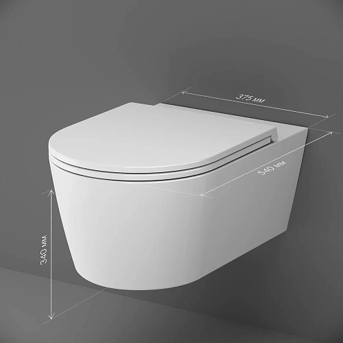 Унитаз подвесной AM.PM Func C8F1701SC FlashClean с сиденьем микролифт Унитаз подвесной AM.PM Func C8F1701SC FlashClean с сиденьем микролифт