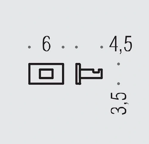 Крючок Colombo Look BLC27.CR одинарный, хром Крючок Colombo Look BLC27.CR одинарный, хром