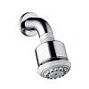 Верхний душ Hansgrohe EcoSmart 9 л/мин с держателем Clubmaster 3jet 26606000, хром